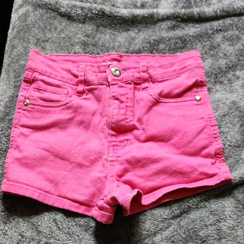 Kensie Vibrant Pink Jean Shorts